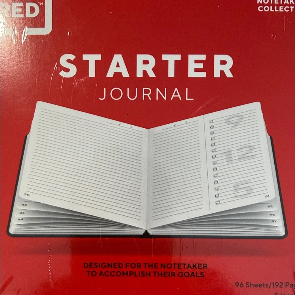 NWT TRU RED, Red Starter Journal